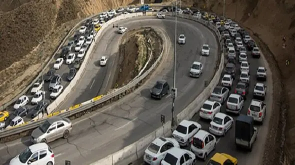 کندوان یکطرفه شد / ترافیک سنگین در جاده های شمالی