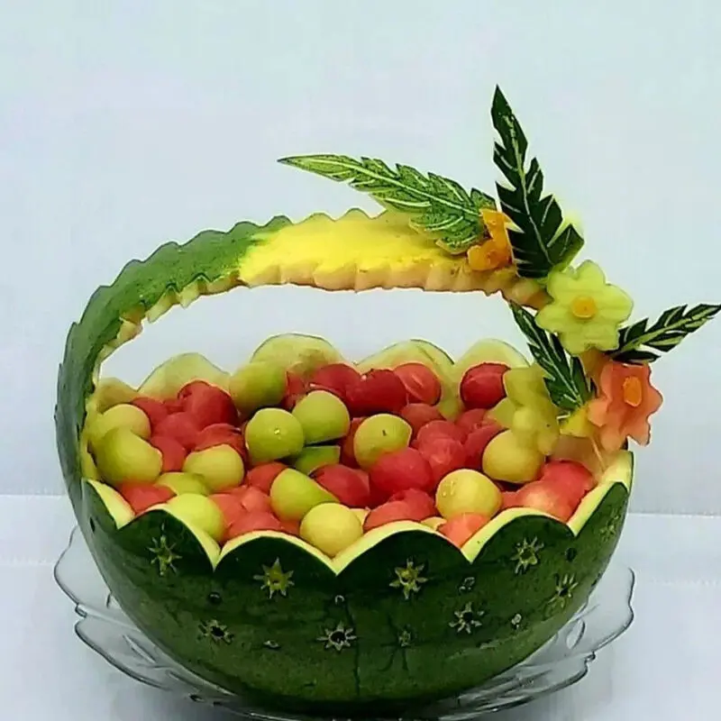 تزیین هندوانه برای مهمان
