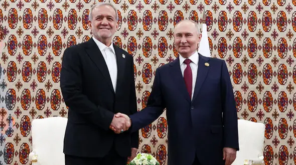 پزشکیان: مصمیم توافق جامع ایران و روسیه را اجرایی کنیم/پوتین: امضای این توافق ، نقطه عطفی