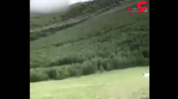 لحظه عجیب ترین حادثه در صحنه یک تصادف ! +فیلم