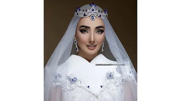 لباس عروس خانم بایگر جوان + عکس 