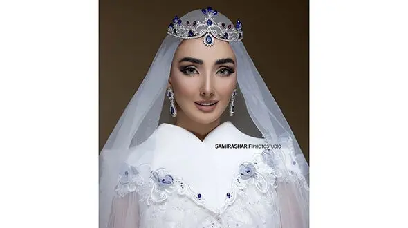 لباس عروس خانم بایگر جوان + عکس 