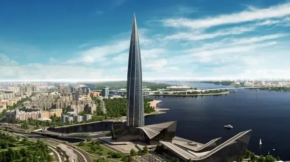 تصویر بلندترین برج در حال تکمیل اروپا