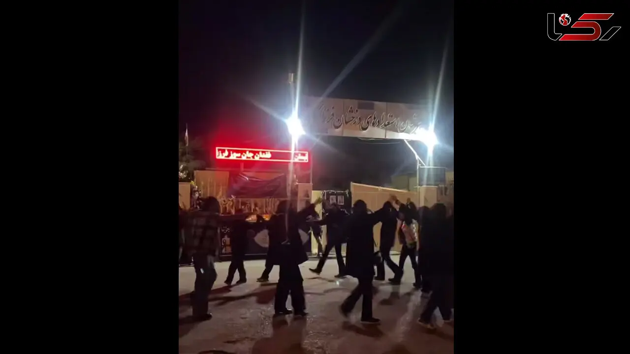 فیلم عزاداری دختران کرمانی در سوگ همکلاسی‌های از دست رفته