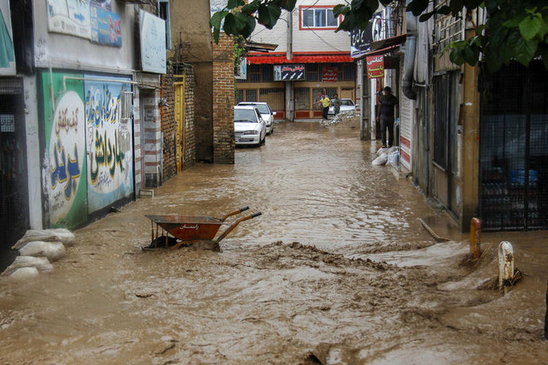 سیل در استان گلستان به وقوع پیوست