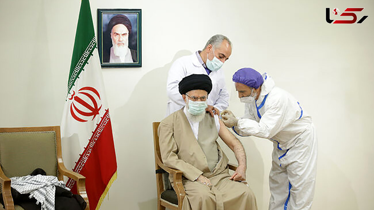 رهبر انقلاب نوبت اول واکسن ایرانی برکت را دریافت کرد +فیلم