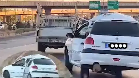 فیلم / جواب شوکه کننده یک راننده به پلیس راه / پولدارم اما عجله داشتم ... 