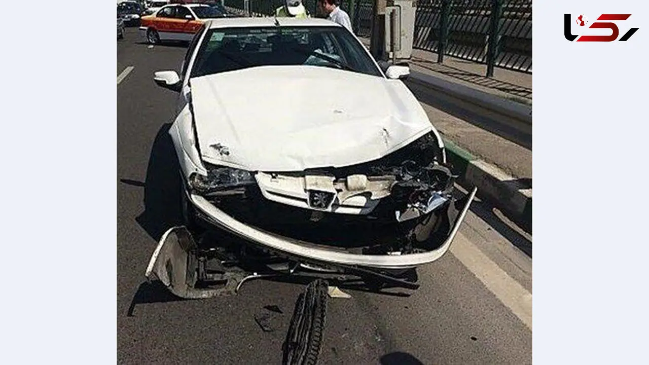 برخورد پژو با دیوار 6 قوچانی را مصدوم کرد + عکس
