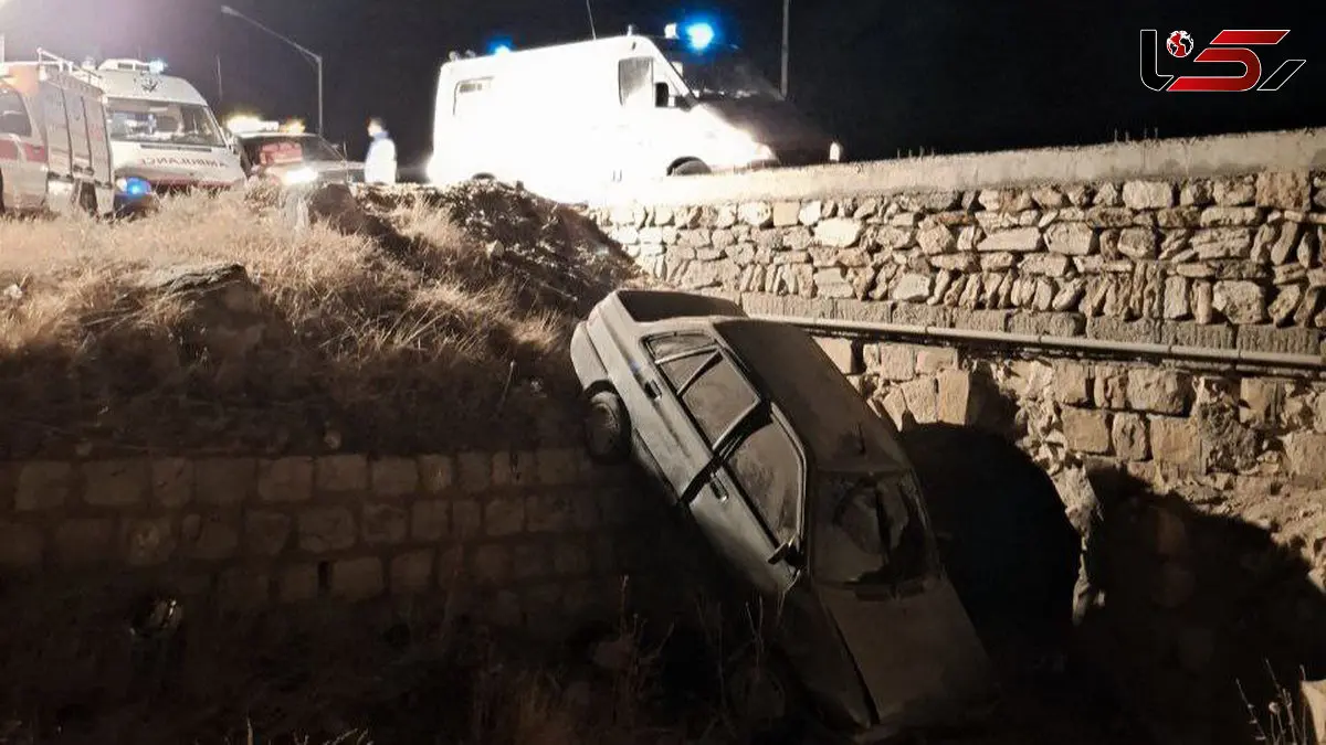 سقوط پراید به دره در جاده سلماس–ارومیه؛ ۶ نفر مصدوم شدند