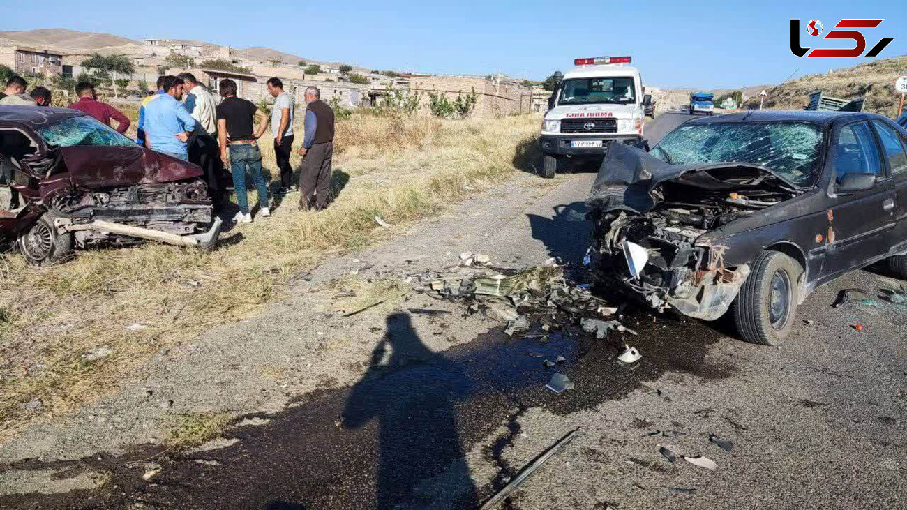 ۳ مصدوم بر اثر برخورد روآ و پراید در محور چالدران به چایپاره 