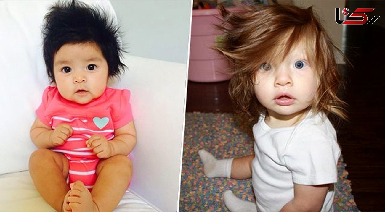 20  نوزاد بانمک و خاص با مدل موهای جالب +عکس های دیدنی 