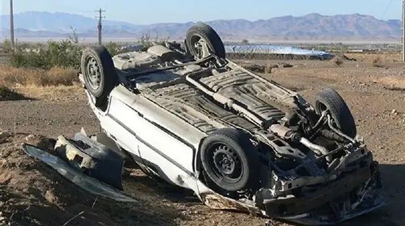 واژگونی مرگبار در جاده سراب