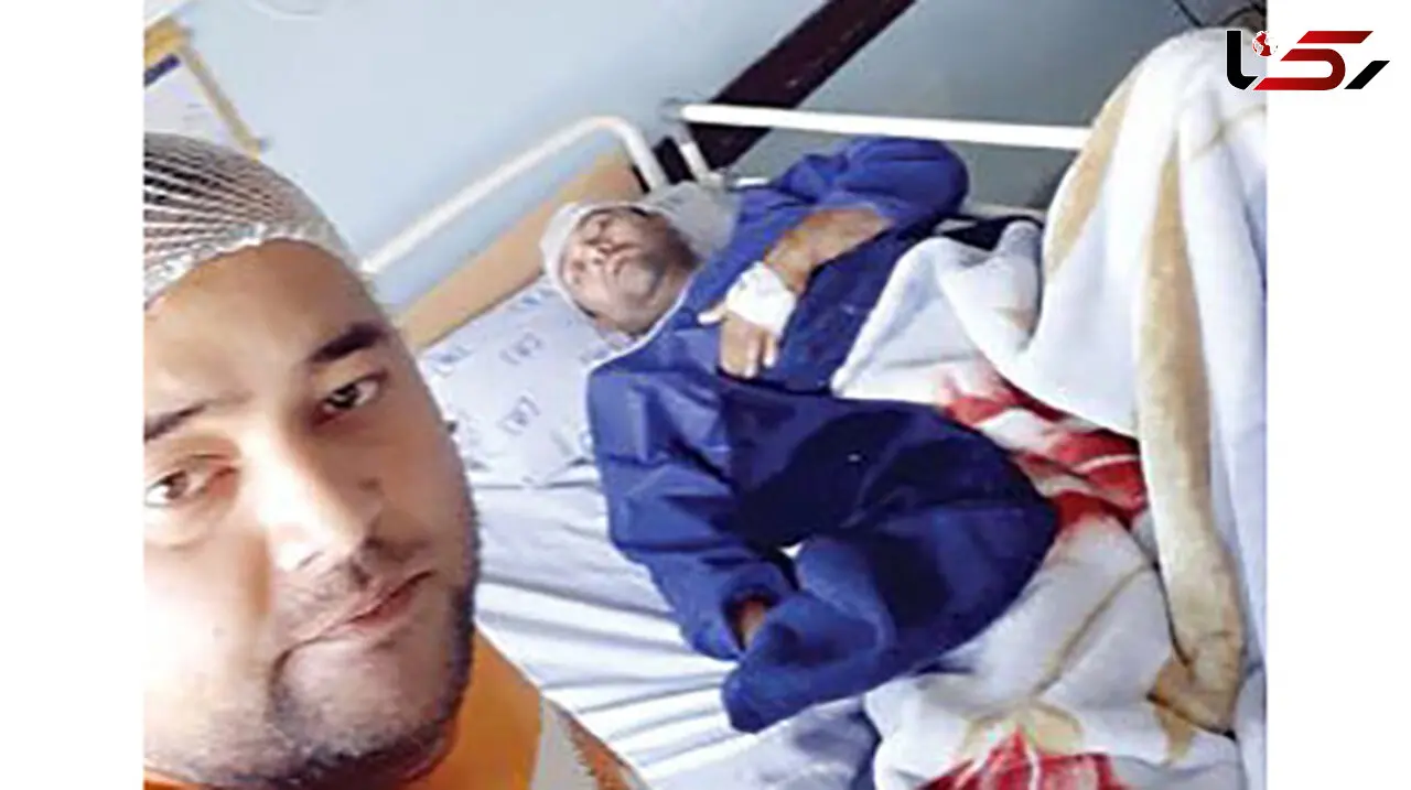 حمله هولناک راننده کامیون به عکاس همشهری در جاده زنجان + عکس