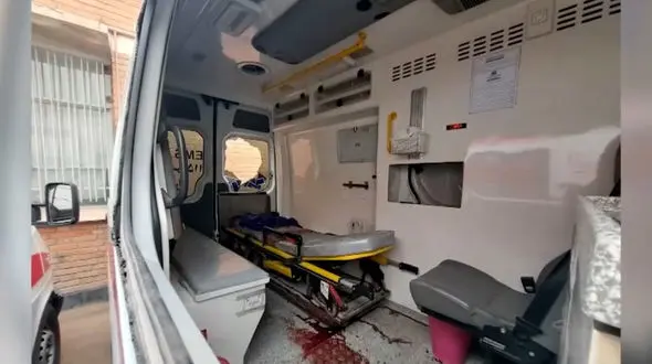 فیلم حمله  تروریست ها به آمبولانس ها 