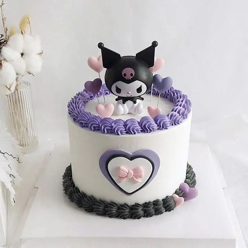 کیک تولد کرومی ساده