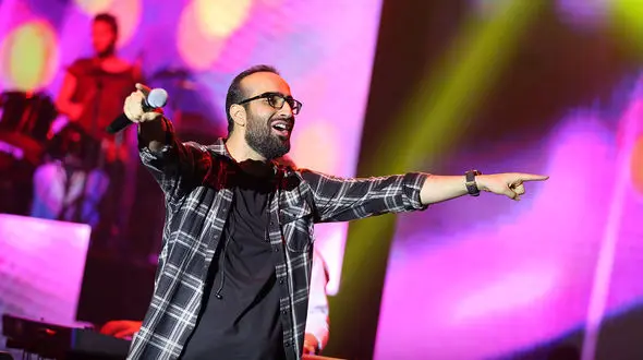 مهدی جهانی روی صحنه موسیقی +عکس 