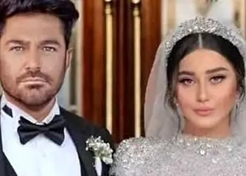 فیلم/نگاهی به چیدمان تالار عروسی شاهانه و لاکچری آقای سبک زندگی، محمدرضا گلزار و همسر آیسان آقاخانی+ لباس عروس اروپایی و دسته گل منحصربه‌فرد