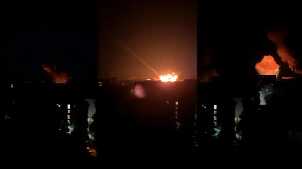 ببینید / حمله موشکی به شهر دنیپرو + فیلم