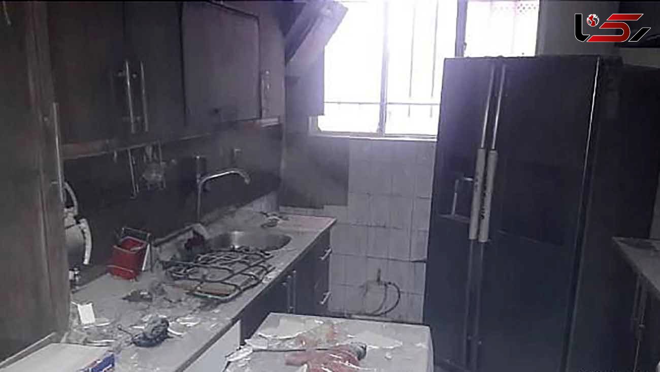 عکس های آتش سوزی خانه مسکونی/ 2 تهرانی نجات یافتند