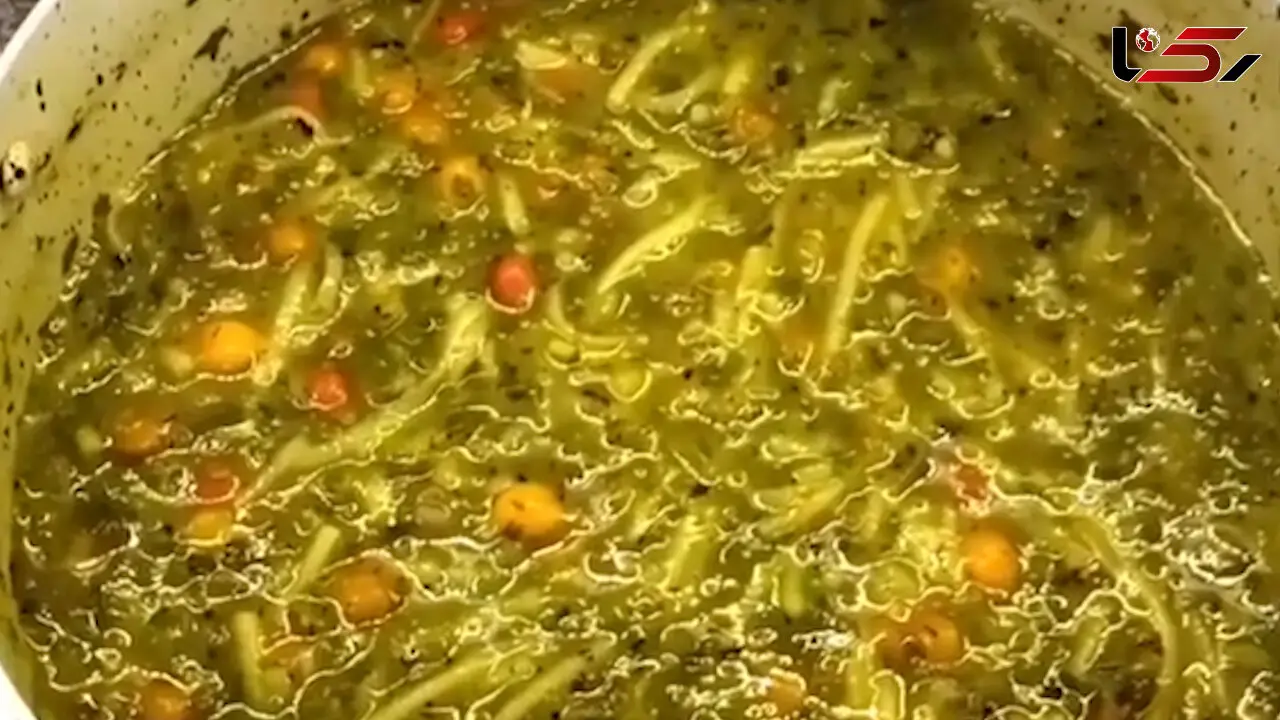 بفرمایید آش رشته + فیلم