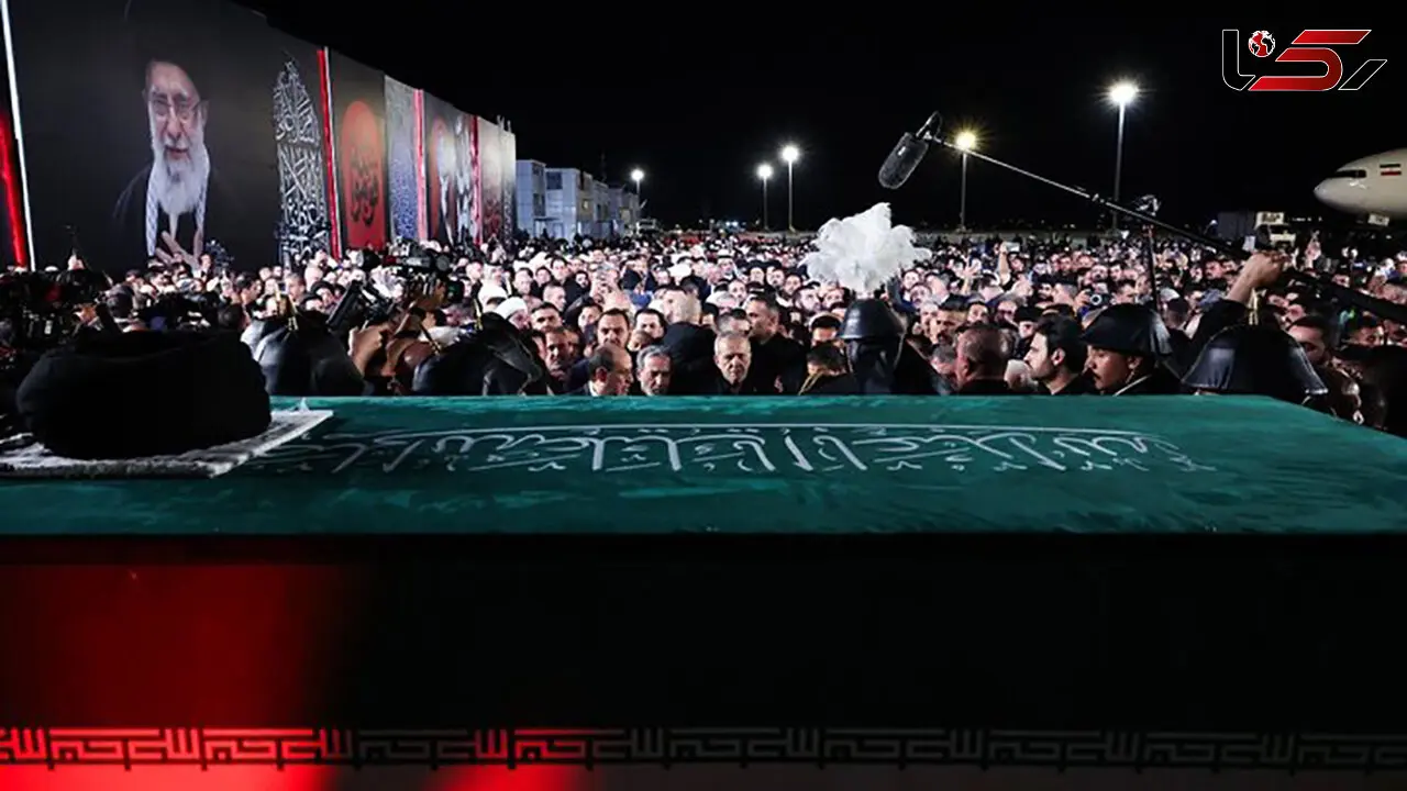 آیین رسمی استقبال از پیکر مطهر رهبر شهید در عراق برگزار شد