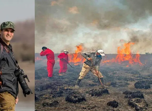میانکاله در یک هفته 6 مرتبه سوخت؛ 15 هکتار درگیر آتش شد/ حر منصوری : الگوی آتش‌سوزی‌های امسال شبیه ۱۴۰۰ است؛ با رفتار یک گروه مواجهیم نه یک فرد + فیلم