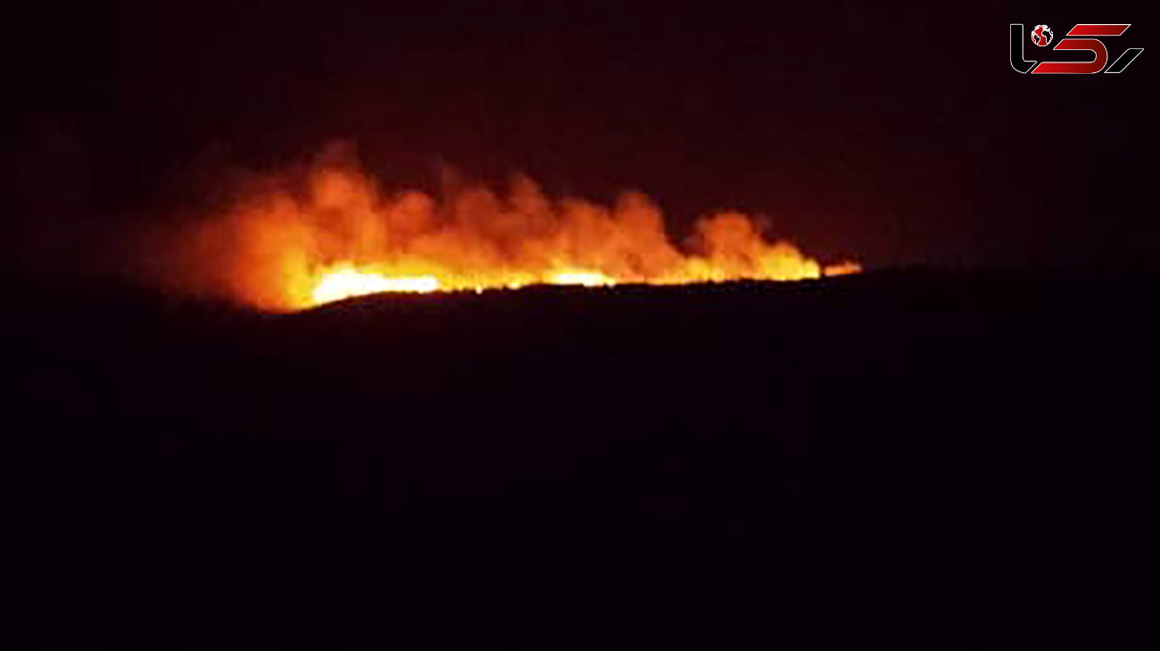  آتش سوزی جنگل‌های حاتم در مرز خوزستان با کهگیلویه وبویر احمد