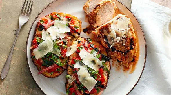  بروسکتای مرغ و پستو یک غذای کلاسیک ایتالیایی+دستور پخت