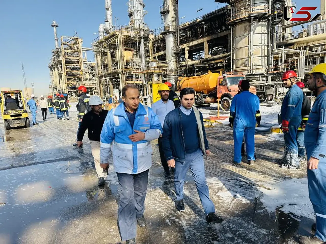  آتش‌سوزی پالایشگاه اصفهان + آمار آسیب دیدگان
