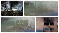 آتش سوزی واحد مسکونی در سمنان+ عکس
