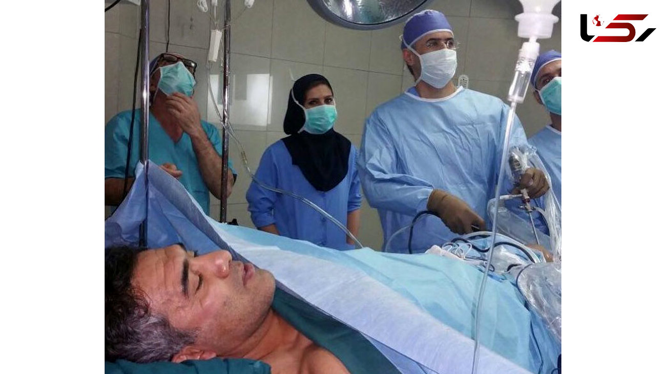 شکستگی همزمان ۱۰ استخوان احمدرضا عابدزاده! + عکس اتاق جراحی