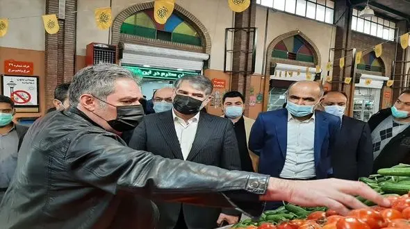 وزیر جهاد کشاورزی به تره بار رفت + عکس