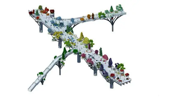 باغ های معلق مدرن در سئول +عکس های باورنکردنی