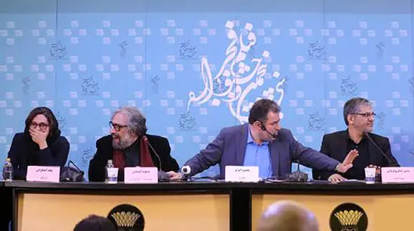 درگیری لفظی عوامل فیلم قاتل اهلی در نشست خبری جنجال آفرید +فیلم و عکس