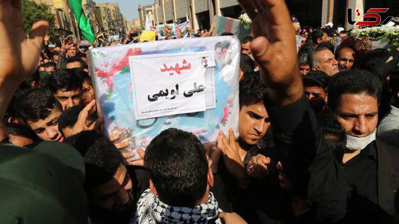 پیکر یکی از شهدای حادثه تروریستی اهواز، در سبزوار تشییع می‌شود 