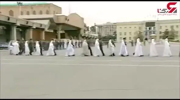 برگزاری متفاوت‌ترین نوع جشن عروسی در پادگان نظامی + فیلم