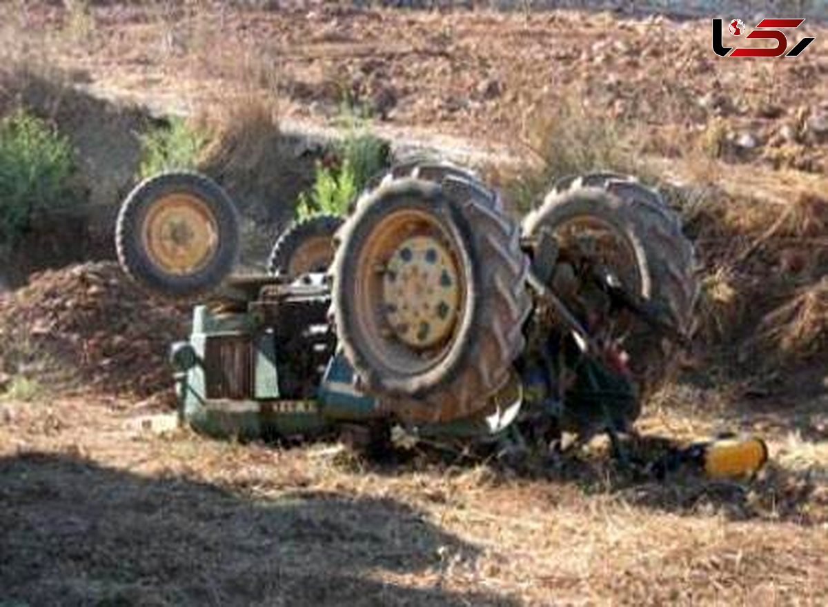 مرگ تلخ مرد کرمانی در واژگونی تراکتور