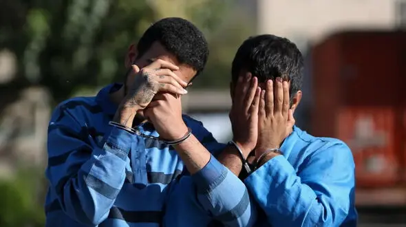 شوکه شدن 2 دزد در برابر 35 زن و مرد که آن ها را با انگشت نشان می دادند