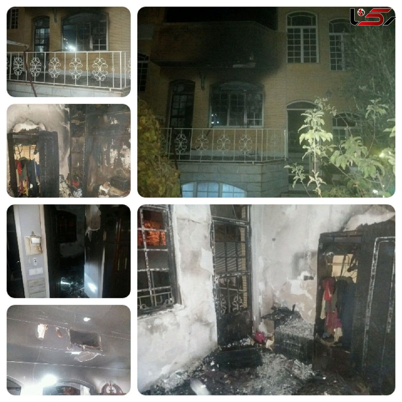 یک واحد مسکونی در سمنان طعمه حرق شد 