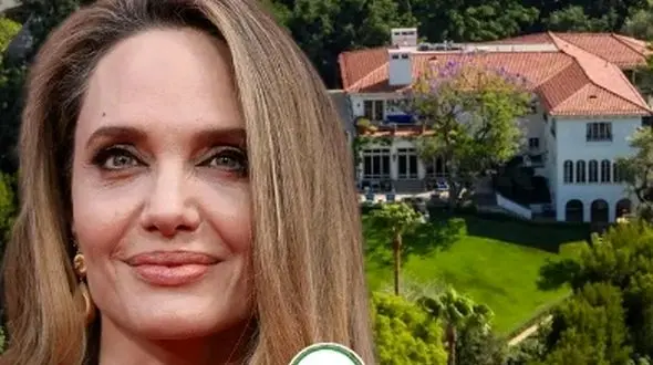 نگاهی خیره‌کننده به طراحی عمارت باشکوه و 25 میلیون دلاری آنجلینا جولی با معماری دوران طلایی هالیوود / یعنی وسط بهشت زندگی میکنه، فقط تو کارتونا میشه همچین خونه ای دید + ویدئو