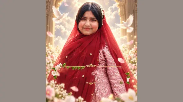 عکس تلخ از کودکی که بر اثر برق گرفتگی جان باخت