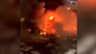 فیلم آتش سوزی بزرگ در مرکز خرید مسکو