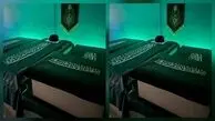 فیلم تابوت آماده شده رهبری شهید و اعضای خانواده مکرم اش اشک عزاداران را درآورد