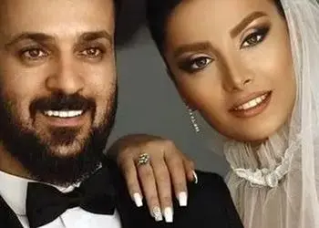 عکس| سفر زمان؛ «احمد مهرانفر» و «مونا فائزپور» در حال بریدن کیک در مراسم اکران یک فیلم