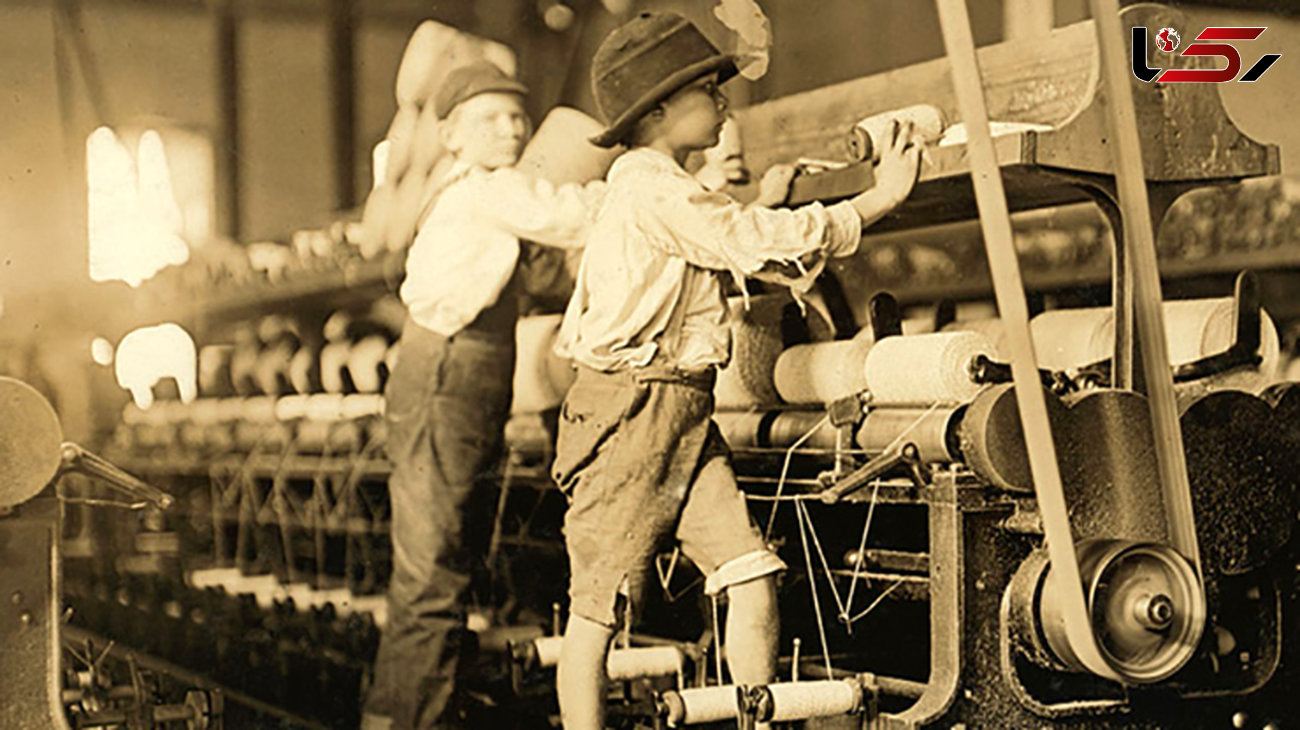عکس های دیده نشده از کودکان کار 100 سال پیش