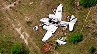 سقوط هواپیمای سبک با 4 کشته + عکس