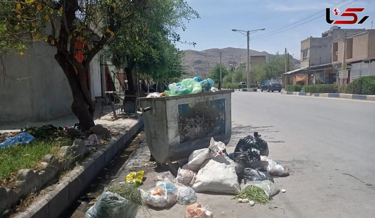 تصویر آخرزمانی از شهر ایذه در میان زباله ها