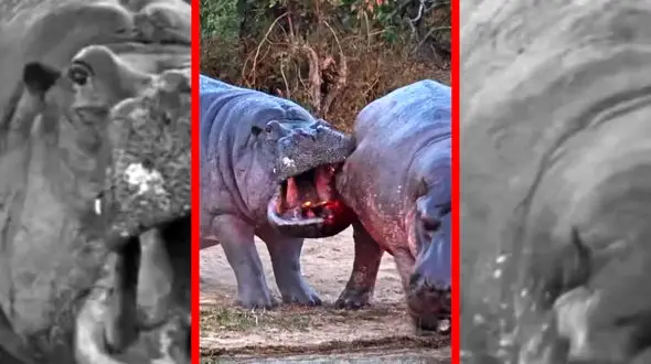 فیلم درگیری خونین اسب های آبی