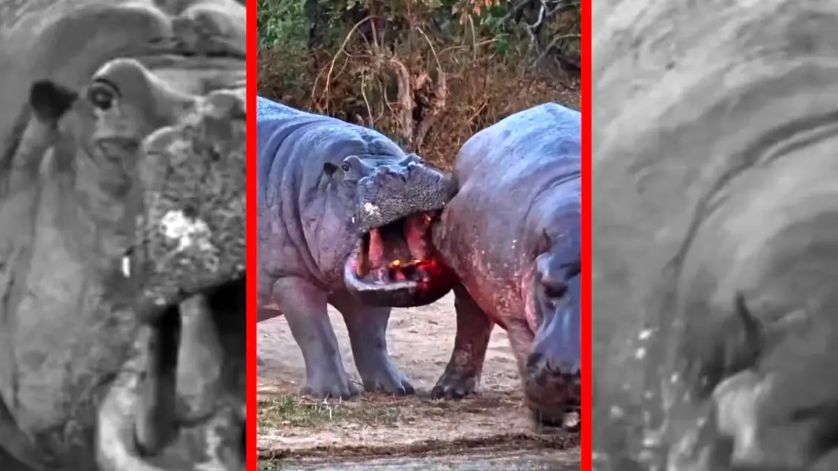 فیلم درگیری خونین اسب های آبی