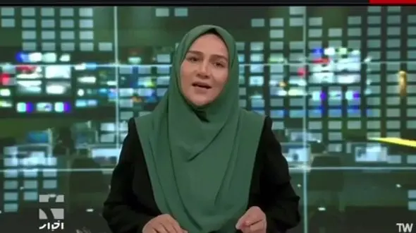 فیلم/ آوازخوانی مجری زن صداوسیما در پخش زنده